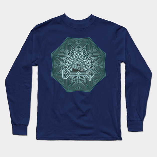 Key to the Mountain Long Sleeve T-Shirt by njonestees